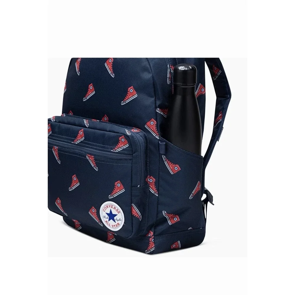 Converse All Star Chuck Taylor Sneaker Print Backpack Blue/Red w/Mini Backpack